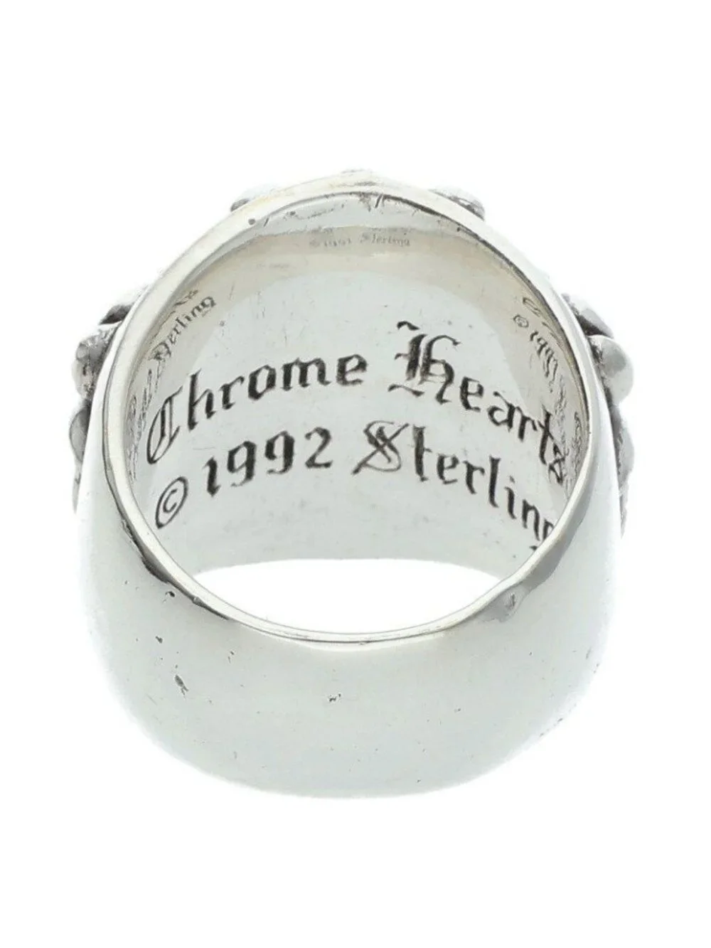 Chrome Hearts Keeper Silver Ring